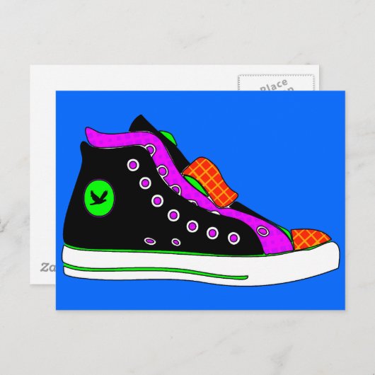 Schuh Postkarte (Vorne/Hinten)