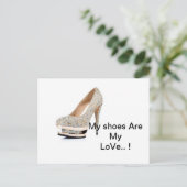 schuh - Postkarte (Stehend Vorderseite)