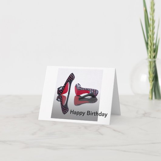 Schuh-prachtvolle Schuhe Karte (Vorderseite)