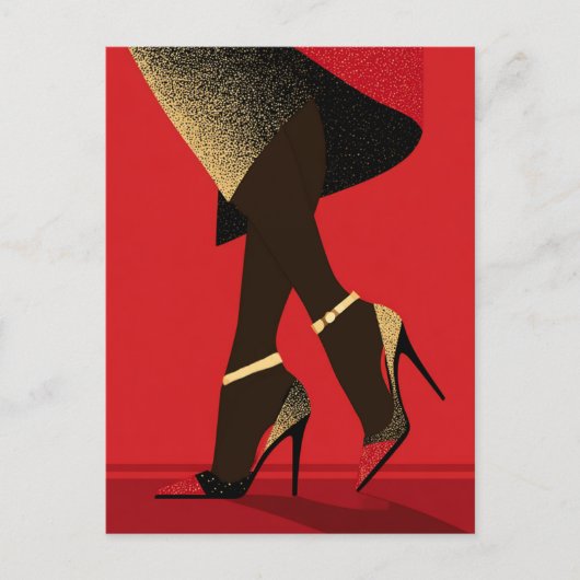 SCHUH SPIEL #4 POSTKARTE (Vorderseite)