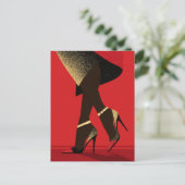 SCHUH SPIEL #4 POSTKARTE (Stehend Vorderseite)