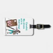 Schuh-Tasche Gepäckanhänger (Vorderseite horizontal)