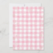 Schuhcreme Kleidung Merry Little Baby Dusche Einladung (Rückseite)