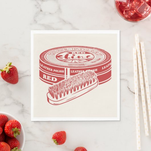 Schuhcreme Serviette (Beispiel)