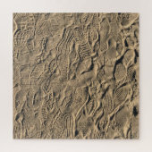 Schuhdrucke im Sand Puzzle (Vertikal)