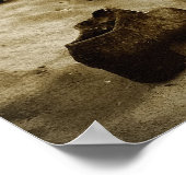 Schuhe an der Donau Poster (Ecke)