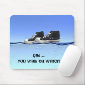 Schuhe auf Wasser Mousepad (Mit Mouse)