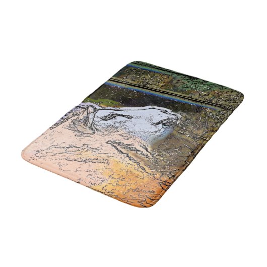 SCHUHE BADEMATTE (Schrägansicht)