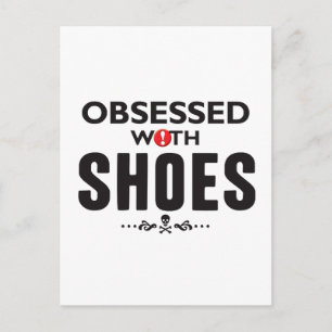 Schuhe besessen postkarte