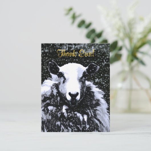 SCHUHE DANKESKARTE (Stehend Vorderseite)