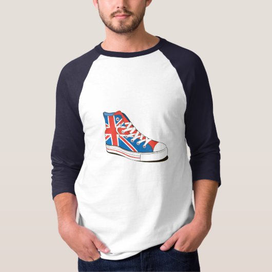 Schuhe England T-Shirt (Vorderseite)
