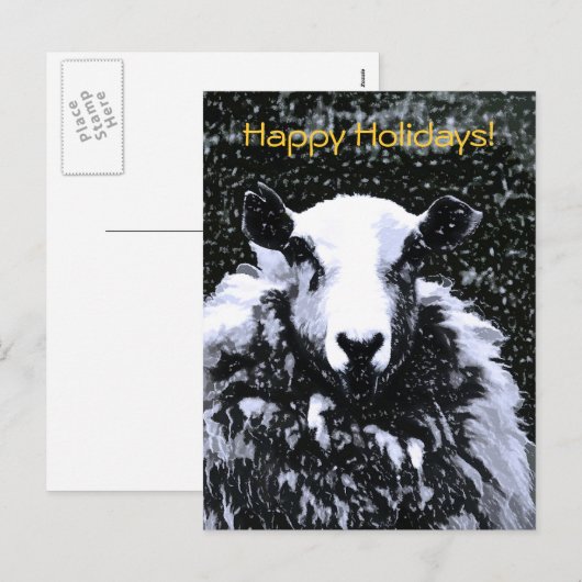 SCHUHE FEIERTAGSPOSTKARTE (Vorne/Hinten)