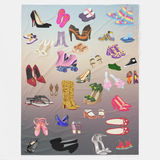 Schuhe Fleecedecke (Vorderseite)