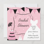 Schuhe für gedachte Bridal Dusche Einladung (Vorderseite)