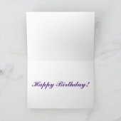 "Schuhe" Geburtstagskarte Karte (Innenseite)