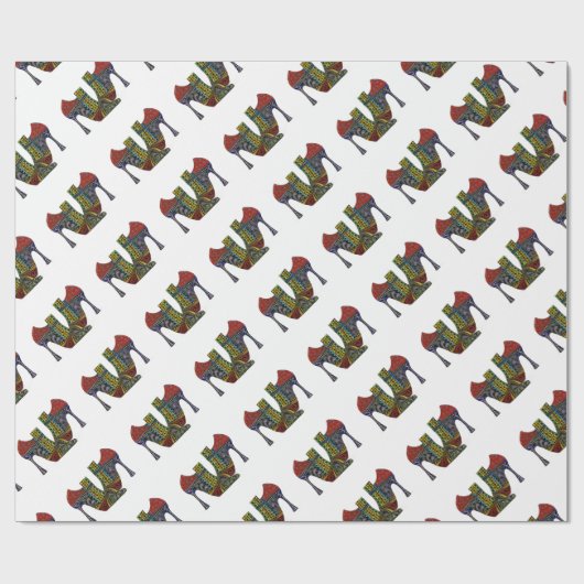 Schuhe Geschenkpapier (Flach)