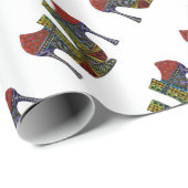 Schuhe Geschenkpapier (Rolleneckpunkt)