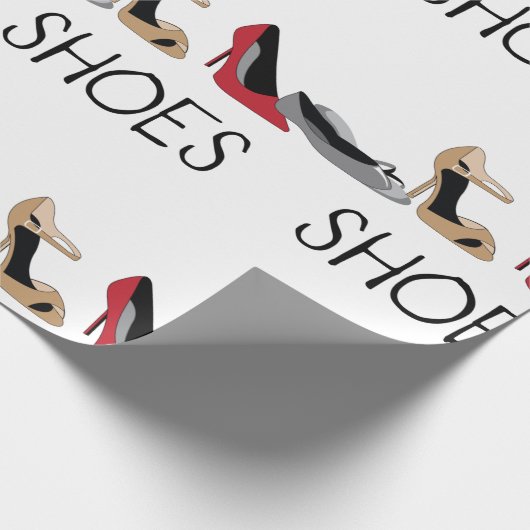 Schuhe Geschenkpapier (Ecke)