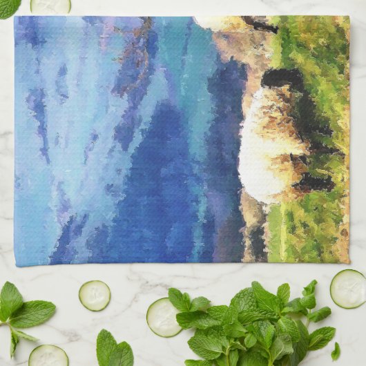 SCHUHE GESCHIRRTUCH (Gefaltet)