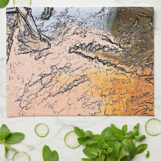 SCHUHE GESCHIRRTUCH (Gefaltet)