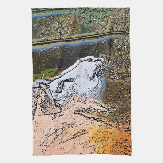 SCHUHE GESCHIRRTUCH (Vertikal)