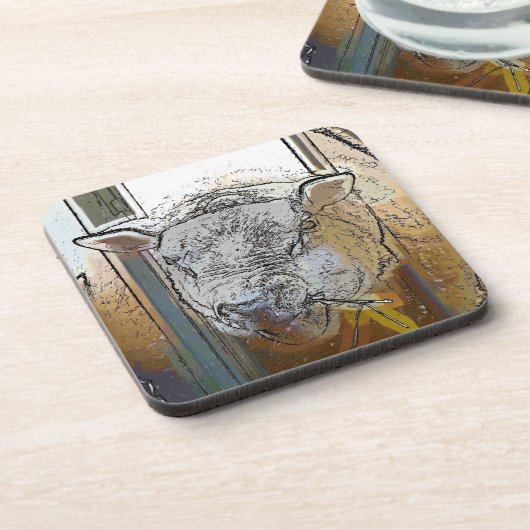 SCHUHE GETRÄNKEUNTERSETZER (Linke Seite)