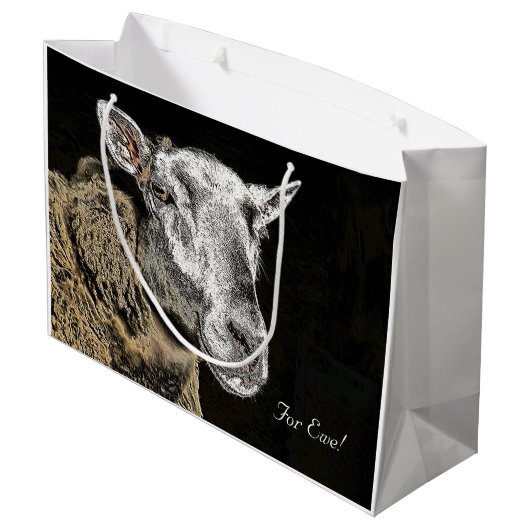 SCHUHE GROßE GESCHENKTÜTE (Rückseite Schrägansicht)