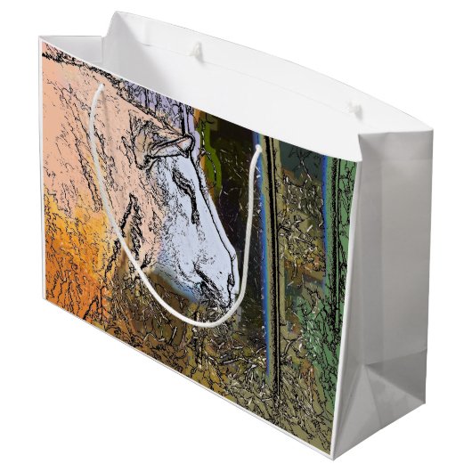 SCHUHE GROßE GESCHENKTÜTE (Rückseite Schrägansicht)