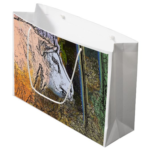 SCHUHE GROßE GESCHENKTÜTE (Vorderseite Schrägansicht)