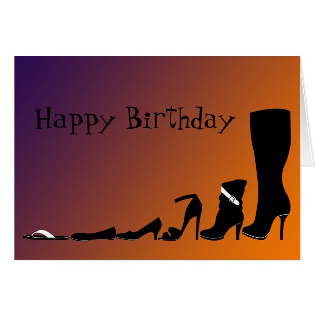 Schuhe Happy Biratday Wish (Vorderseite (Horizontal))
