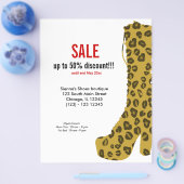 Schuhe im Angebot Flyer (Einzeln)