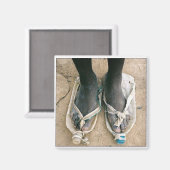 Schuhe in Uganda Magnet (Vorderseite/Rückseite)