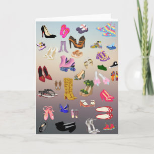 Schuhe Karte