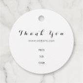 Schuhe Kleiderhaufen Tags, Preis Tags Label (Rückseite)