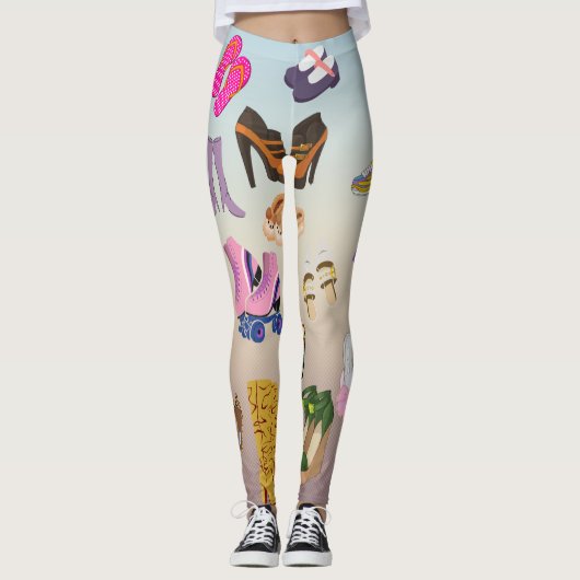 Schuhe Leggings (Vorderseite)