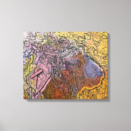 SCHUHE LEINWANDDRUCK (Vorderseite)