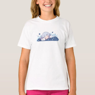 Schuhe, Mädchen und Katze T-Shirt
