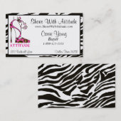 "Schuhe mit Haltung" Visitenkarte (Vorne/Hinten)