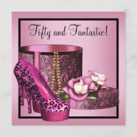 Schuhe mit hoher Ferse Frauen rosa Leopard 50. Geb