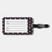 Schuhe mit rotem Oberteil Gepäckanhänger (Rückseite horizontal)