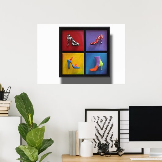 SCHUHE POSTER (Heimbüro)