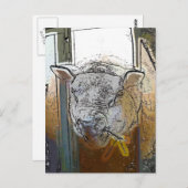 SCHUHE POSTKARTE (Vorne/Hinten)