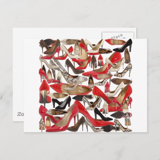 Schuhe Postkarte (Vorne/Hinten)