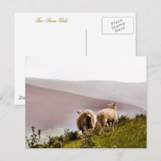 SCHUHE POSTKARTE (Vorne/Hinten)