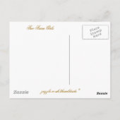 SCHUHE POSTKARTE (Rückseite)