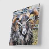 SCHUHE QUADRATISCHE WANDUHR (Winkel)