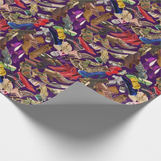 Schuhe, Schuhe, Schuhe! Geschenkpapier (Ecke)