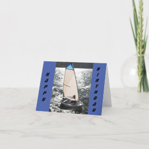 **SCHUHE SEGELN VORBEI** AM GEBURTSTAG KARTE