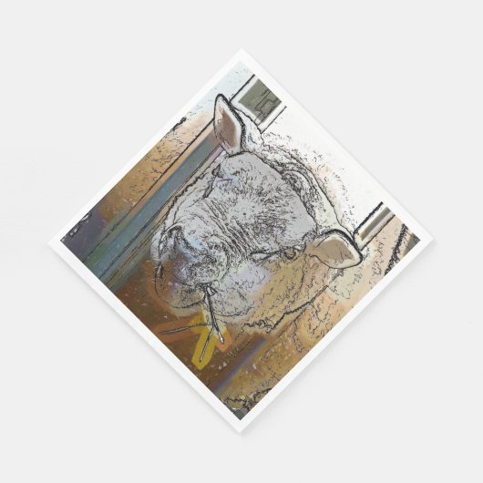 SCHUHE SERVIETTE (Ecke)