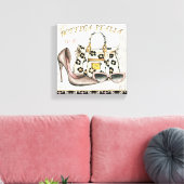 Schuhe, Taschen und Brillen Leinwanddruck (Insitu (Wohnzimmer))